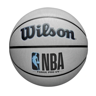 Afbeelding van Wilson NBA Forge Pro UV Ball WZ2010801XB, Unisex, Grijs, basketbal, maat: 7