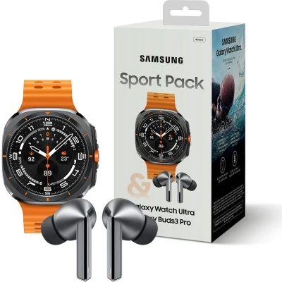 Afbeelding van Samsung Galaxy Watch Ultra Titanium Gray + Buds3 Pro Silver