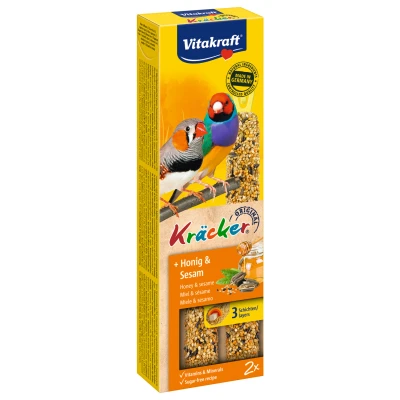 Afbeelding van Vitakraft Exoten Honing Kracker Vogelsnack 2 stuks