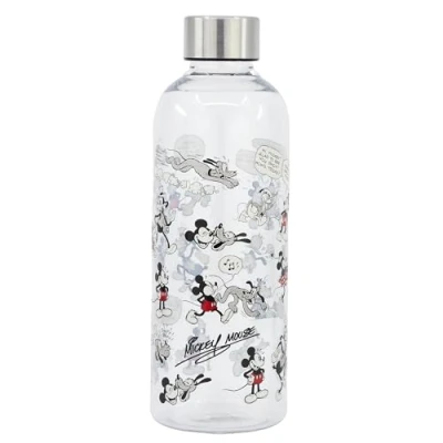 Afbeelding van Stor Disney Mickey Mouse herbruikbare waterfles van kunststof, 850 ml