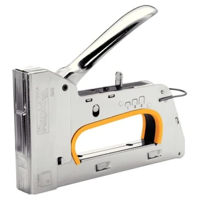 Image de rapid pistolet d&#039;agrafage pro r33e ergonomique, en acier noir