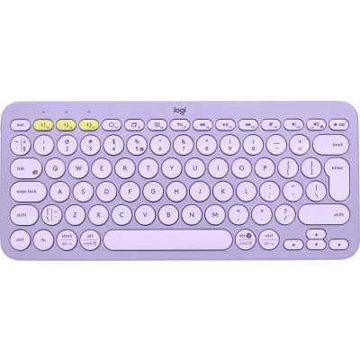 Afbeelding van Logitech K380 Draadloos Bluetooth Toetsenbord Qwerty Lavender
