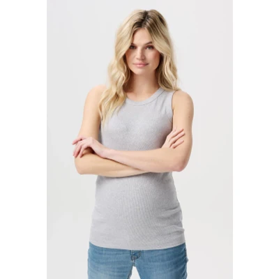 Image de Zwangerschaps Tanktop Kaysa Grey Melange XS