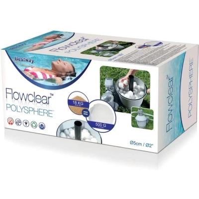 Afbeelding van Bestway Flowclear Polysphere Filterballen 500 g 58475