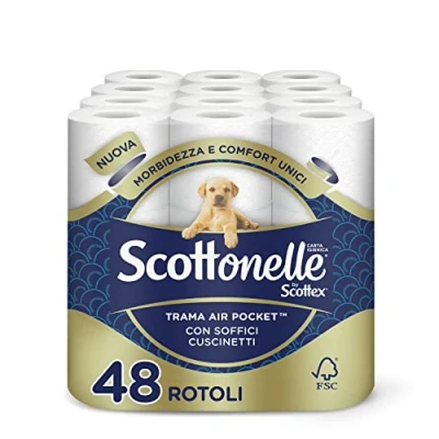Afbeelding van Scottonelle Zacht en gewatteerd toiletpapier, 48 stuks