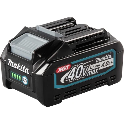 Afbeelding van Makita Accu BL4040 XGT 40 V Max 4,0 Ah Li Ion 1 kg 144 Wh 45 min Laadtijd met Snellader Spatwaterbestendig Beschermd tegen Stof