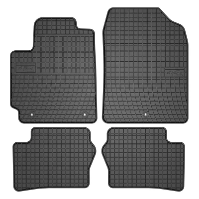 Afbeelding van FROGUM 547938 Vloermatset Rubber voor en achter 4 Zwart KIA: Picanto III