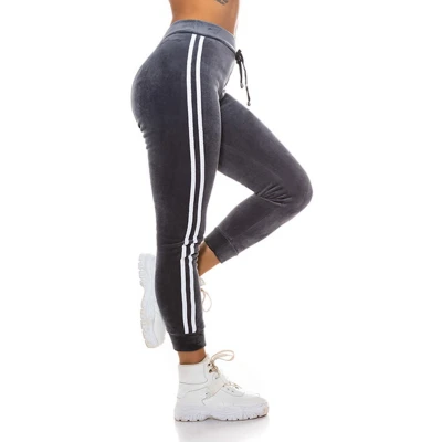 Afbeelding van Stijlvolle Dames Joggingbroek / Trainingbroek Sportbroek Sweat Pants Grijs XL