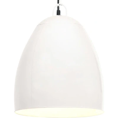 Afbeelding van Hanglamp industrieel rond 25 W E27 42 cm wit