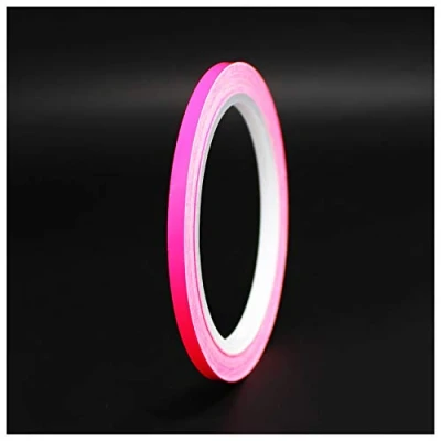 Afbeelding van Decoratieve plakstrips voor auto, motorfiets, boot, modelbouw, vele kleuren, lengte 10 m (neonroze, 3 mm)