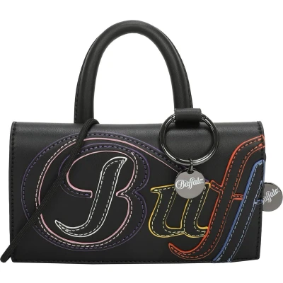 Afbeelding van BUFFALO Portemonnee Muse On String Crossbody Bag Neo Black Zwart