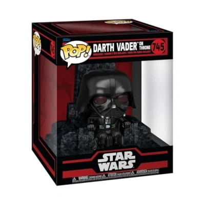 Afbeelding van Star Wars Darth Vader on Throne (Pop! Deluxe) vinylfiguur 745 Funko Pop! meerkleurig