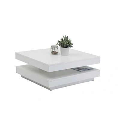 Afbeelding van Hela Salontafel Wit 67x67x35 cm