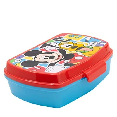 Image de Boîte à déjeuner rectangulaire pour enfant Mickey Mouse