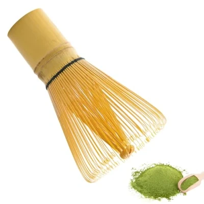 Afbeelding van Bamboe Matcha Garde Traditionele Handgemaakte Starter Set Japanse Thee Accessoires Lepel Theeceremonie 100
