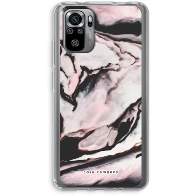 Afbeelding van Case Company® hoesje geschikt voor Xiaomi Redmi Note 10S Roze stroom Soft Cover Telefoonhoesje Bescherming aan alle Kanten en Schermrand