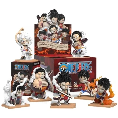 Afbeelding van Mighty Jaxx Freeny&#039;s Hidden Dissectibles: One Piece Serie 6 (Luffy Gears Edition) Verzegelde doos, delig, bevat geen duplicaten Blind Box verzamelfiguren