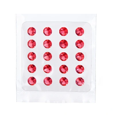 Afbeelding van BrandNewCake Eetbare Jelly Diamanten Rood 20st
