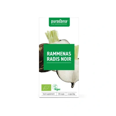 Afbeelding van Radis Noir (120 Capsules) Retour Gratuit Sous 30 Jours Purasana