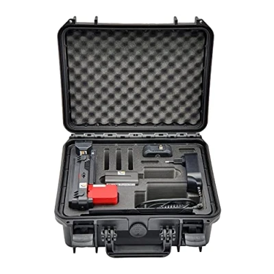 Afbeelding van MC CASES® Atomos Ninja V monitorkoffer, extreem stabiel en robuust, voor professioneel gebruik, Made in Germany, zwart, S, zwart.