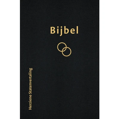 Afbeelding van Bijbel Huwelijksbijbel Herziene Statenvertaling zwart