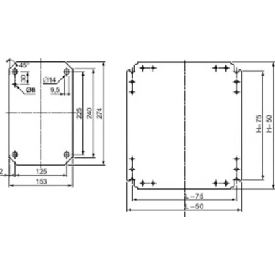 Afbeelding van Schneider Electric NSYMM64 Montageplaat (l x b) 600 mm 400 Staal (verzinkt) 1 stuk(s)
