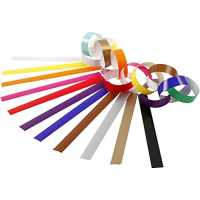 Afbeelding van Creotime Glanspapier Stroken 400 Stuks 1,5 X 16 Cm Multicolor