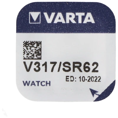Afbeelding van 317, Varta V317, SR62, SR516SW knoopcel voor horloges etc.