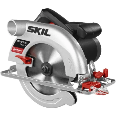 Afbeelding van Skil 5765AA Cirkelzaag 1350 Watt 65 mm zaagdiepte Met hardmetalen zaagblad en parallelgeleider