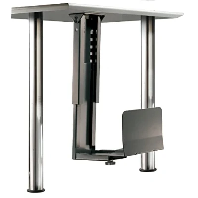 Afbeelding van Verstelbare Desktop PC houder Draagkracht 30kg Zwart
