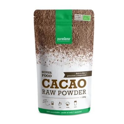 Afbeelding van Poudre De Cacao (200 Grammes) Retour Gratuit Sous 30 Jours Purasana