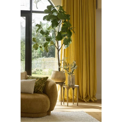 Afbeelding van Light&amp;living Bijzettafel S/2 Ø40x46+Ø36x52 cm LAPAZ antiek brons+taupe