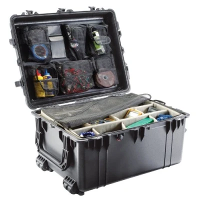 Afbeelding van Peli™ Case 1634 Transportkoffer Groot zwart met vakverdelers