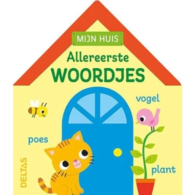 Afbeelding van Deltas Kartonboekje Mijn Huis Allereerste Woordjes