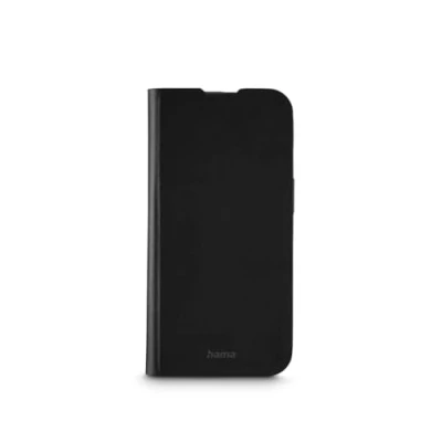 Afbeelding van Hama Beschermhoes voor iPhone 16 Pro Max, met kaartenvak, PU leer, metalen elementen, standfunctie, extra bescherming scherm en camera,