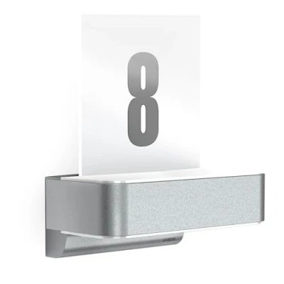 Afbeelding van Steinel L 820 SC SI Up &amp; Downlight House number 087579 LED buitenlamp met bewegingsmelder (wand), huisnummerlamp vast ingebouwd