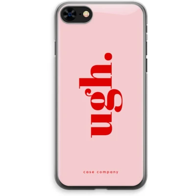 Afbeelding van Case Company® hoesje geschikt voor iPhone 8 Ugh Soft Cover Telefoonhoesje Bescherming aan alle Kanten en Schermrand