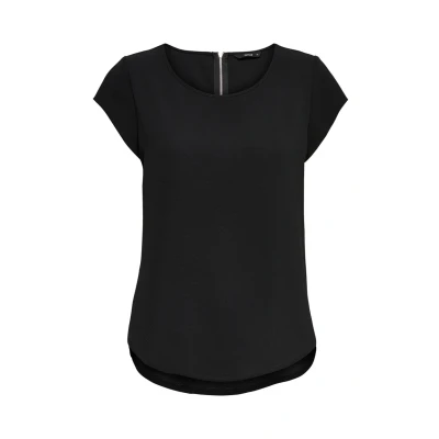 Afbeelding van ONLY Onlvic Solid Blouse, Dames, Maat: 36, Black
