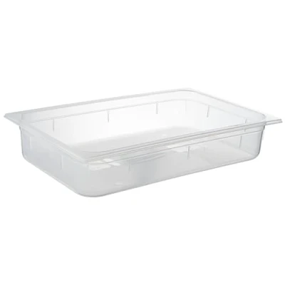 Afbeelding van APS 82106 GN 1/1 transparante PP container met literschaal, 53 x 32, 5 10 cm, 13 liter