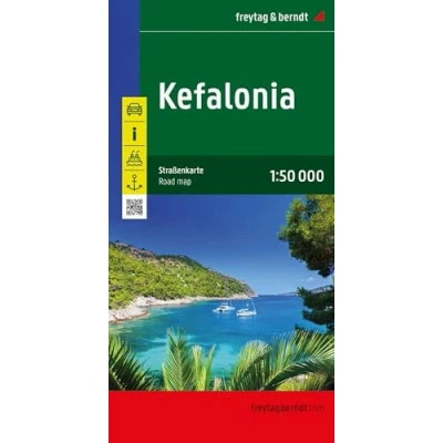 Afbeelding van Kefalonia, Straßenkarte 1:50.000, freytag &amp; berndt