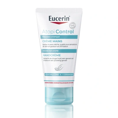 Image de Eucerin AtopiControl Crème Mains Peau Sèche à tendance Atopique Tube 75ml