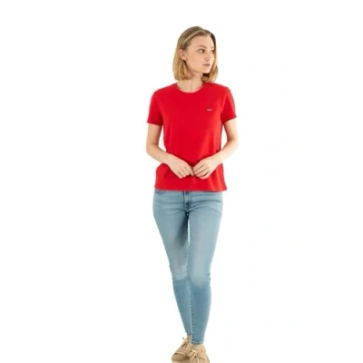 Image de Levi&#039;s T shirt The Perfect Tee pour femme, Script Red, XS