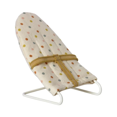 Afbeelding van Maileg poppenhuis wipstoeltje stippen micro 9 cm