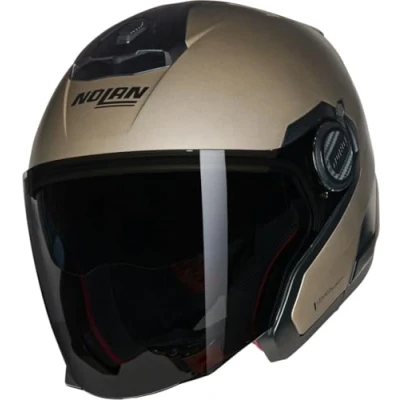 Afbeelding van Nolan N40 5 06 Classico Nobile 317 Sand Mat Jethelm Maat XS Helm