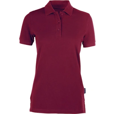 Afbeelding van Women&#039;s Heavy Polo met korte mouwen Bordeaux S