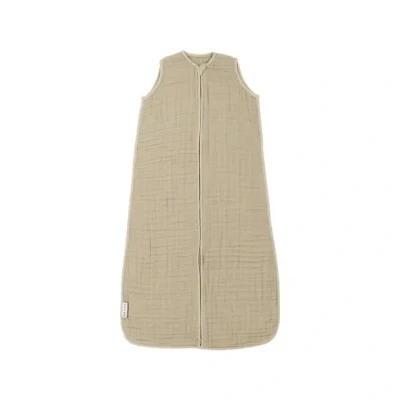 Afbeelding van Meyco Baby Uni pre washed hydrofiele slaapzak zomer sand 70cm