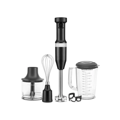 Afbeelding van KitchenAid Staafmixer Met Accessoires 5khbv83 Matte Black