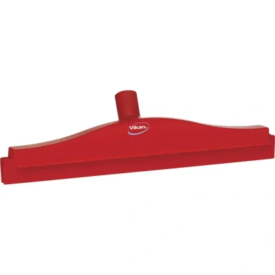 Afbeelding van Vikan Vloertrekkers Met Flexibele Nek Full Colour Hygiëne Vloertrekker Polypropyleen En Tpe Rubber 40cm Breed Rood