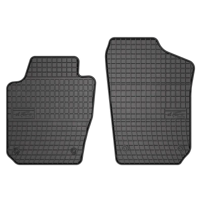 Afbeelding van FROGUM 0404P Vloermatset Rubber Voor 2 Zwart Op maat gemaakt VOLKSWAGEN: Polo V Hatchback, SKODA: Fabia III Estate, SEAT: Ibiza 4