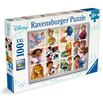 Afbeelding van Ravensburger Puzzel Disney Multi Character 100 XXL Stukjes
